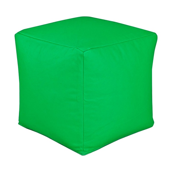 Кресло-пуфик «Кубик», зелёный – фото