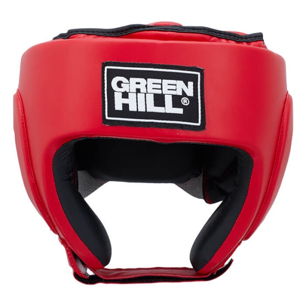 Шлем для кикбоксинга Green Hill PRO HGP-4015, для соревнований, красный – фото