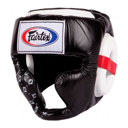  Шлем боксерский Fairtex HG10, тренировочный, для спаррингов, XL, чёрный