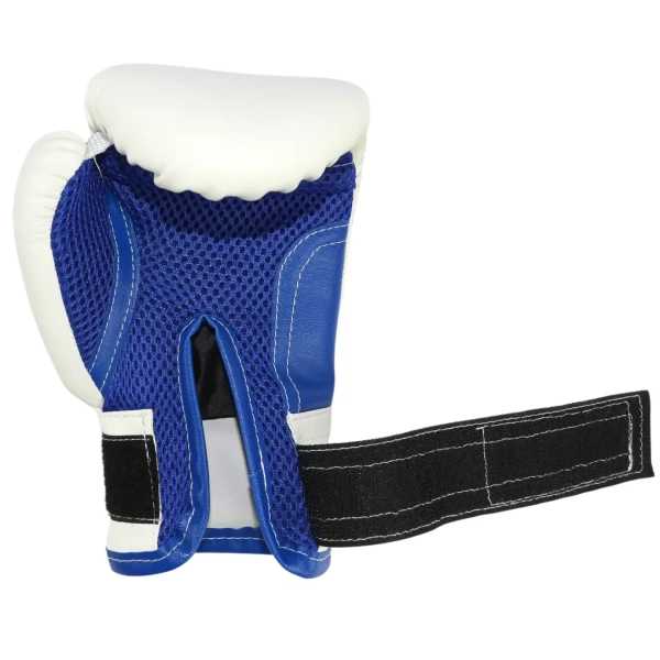 Боксерские перчатки Rusco Sport, тренировочные, бело-синий – фото