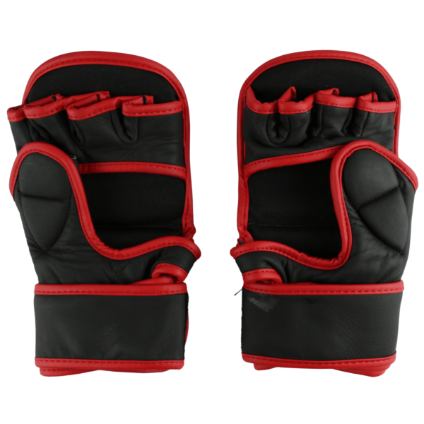 Перчатки для ММА BoyBo Wings, чёрно-красный – фото