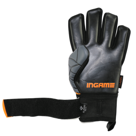 Перчатки вратарские Ingame Classic, чёрно-оранжевые – фото