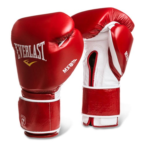 Боксерские перчатки Everlast MX Training, тренировочные, красный – фото
