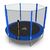 Батут DFC Trampoline Fitness с сеткой 8ft Синий – фото