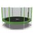 Батут DFC Trampoline Fitness с сеткой 14ft Светло-зелёный – фото