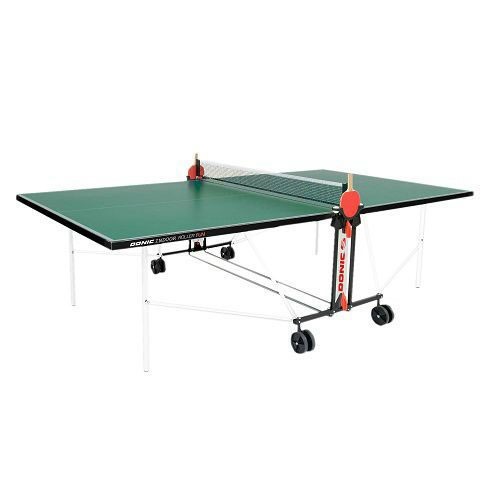 Теннисный стол DONIC INDOOR ROLLER FUN, складной, зелёный – фото