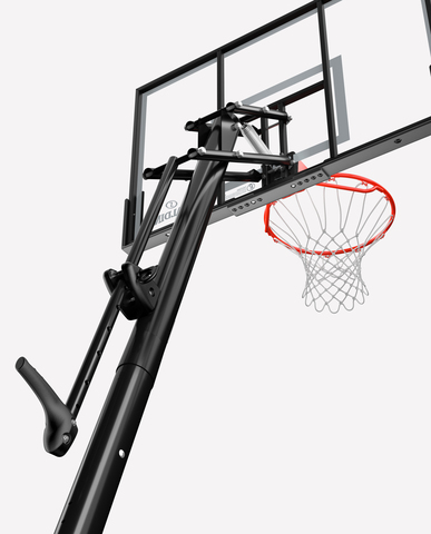 Баскетбольная стойка мобильная, акрил Spalding 54’ Gold Portable, арт 6A1746CN_Eur – фото