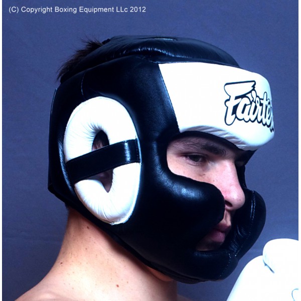  Шлем боксерский Fairtex HG13, тренировочный, S, белый