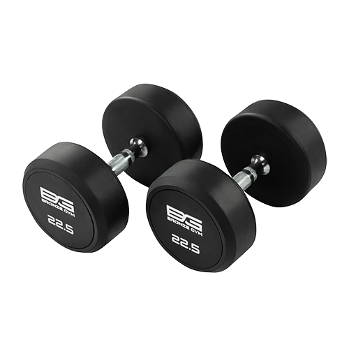 BRONZE GYM BG-PA-DB-R225 Гантель обрезиненная 22,5 кг – фото