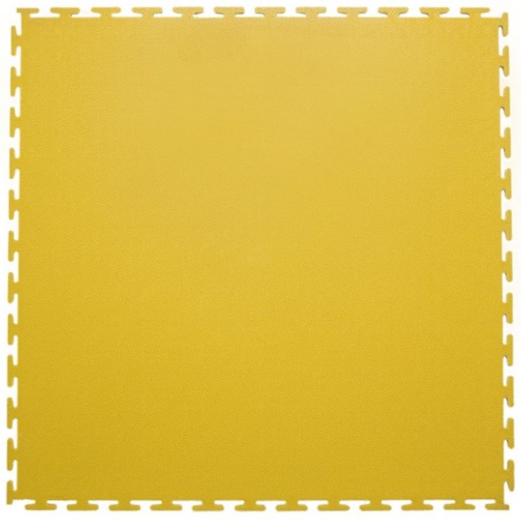 Плитка ПВХ Standart Skin, 500*500, жёлтый – фото