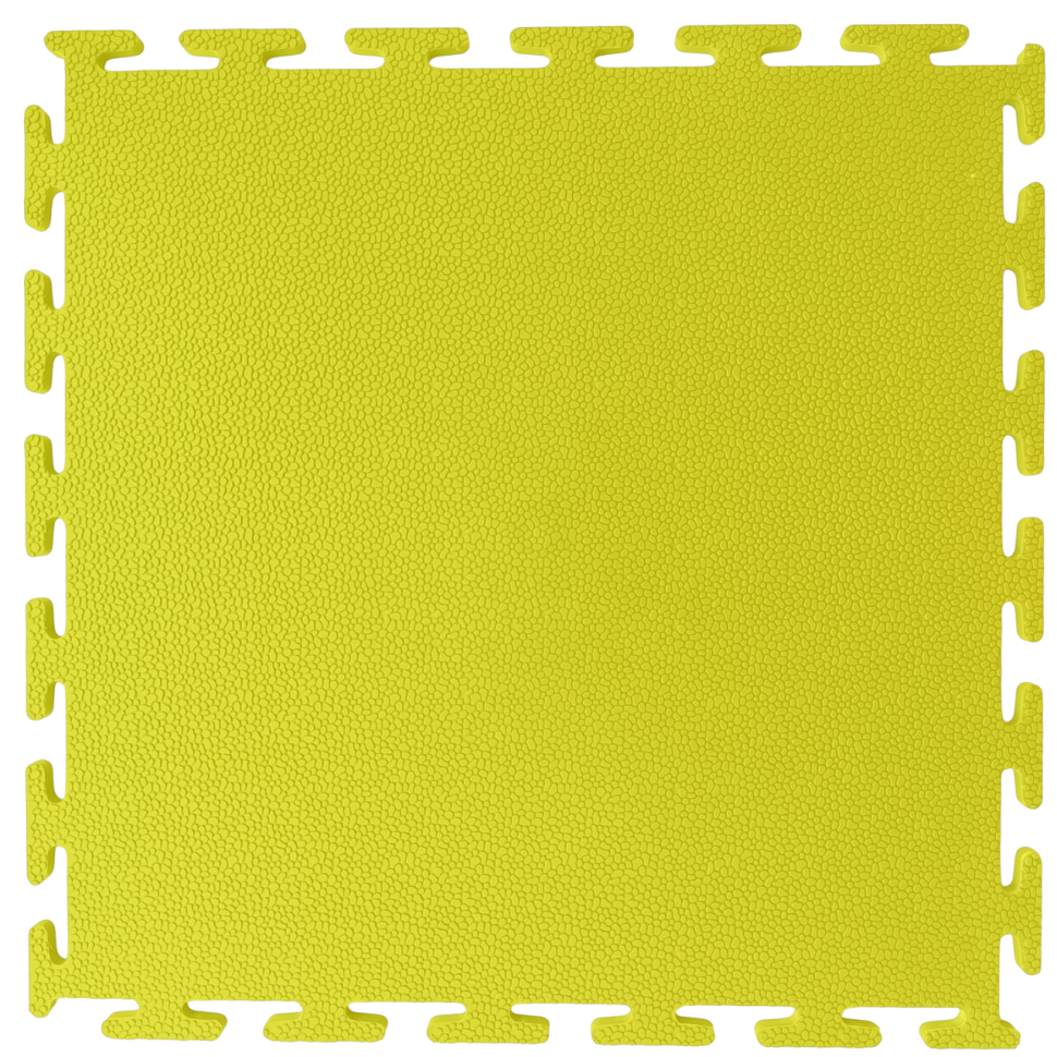 Плитка ПВХ Standart Mini 5 мм, 250*250, жёлтый – фото