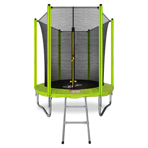 ARLAND Батут  6FT с внутренней страховочной сеткой и лестницей (Light green) – фото