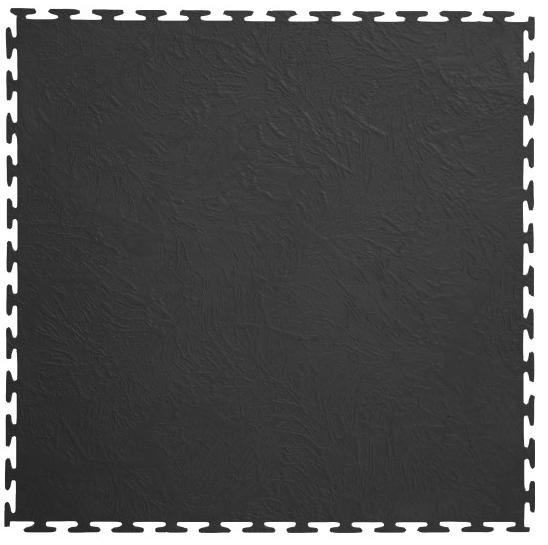 Плитка ПВХ Standart Decor, 500*500, чёрный – фото