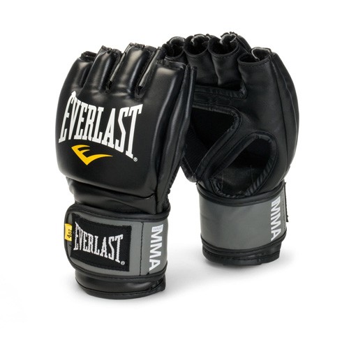 Перчатки для ММА Everlast Pro Style Grappling, тренировочные, чёрный – фото