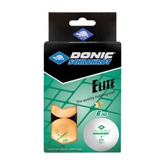 Мячики для н/тенниса DONIC ELITE 1* 40+, 6 штук, оранжевый – фото