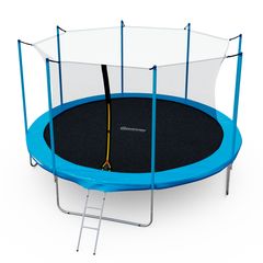 Батут каркасный с сеткой DFC Kondition 14 ft с лестницей – фото