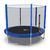 Батут DFC Trampoline Fitness с сеткой 8ft Синий – фото