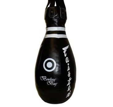 Боксерская груша Fairtex HB10 «Кегля», 100 см, 30 кг, для тайского бокса – фото