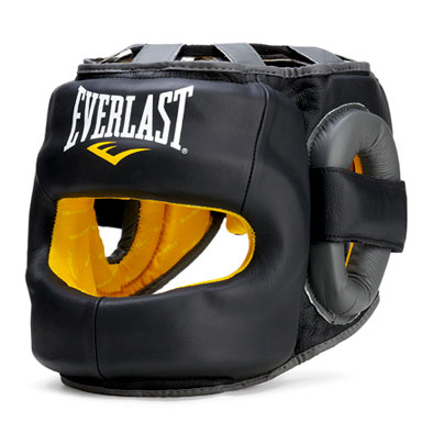 Шлем боксерский Everlast SaveMax, с бампером, тренировочный – фото