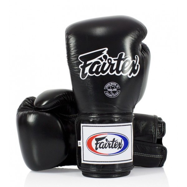 Боксерские перчатки Fairtex BGV5 Pro Training Gloves, тренировочные, чёрный – фото
