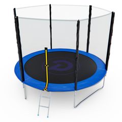 Батут с сеткой DFC PELPO 10ft с лестницей, BLUE – фото