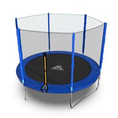 Батут DFC Trampoline Fitness с сеткой 10ft Синий – фото