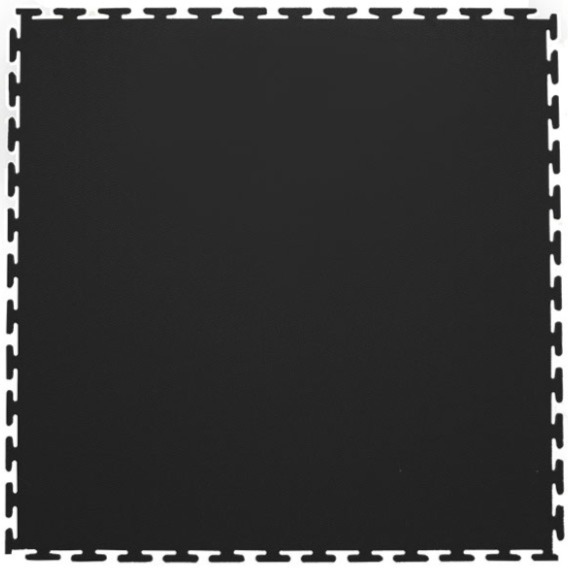 Плитка ПВХ Standart Skin, 500*500, чёрный – фото