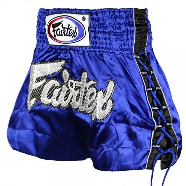 Шорты для тайского бокса Fairtex BS603, синий – фото