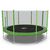 Батут DFC Trampoline Fitness с сеткой 14ft Светло-зелёный – фото