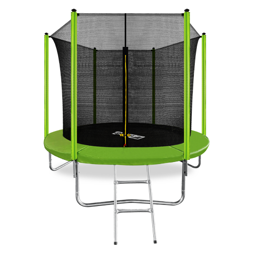 Батут ARLAND 8FT с сеткой и лестницей – фото