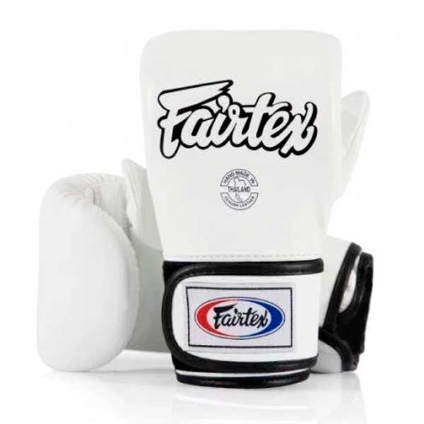Снарядные перчатки Fairtex TGT7 Universal Bag Gloves Black, белый – фото