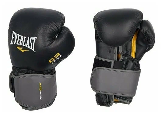 Снарядные перчатки Everlast Weighted, с утяжелителями, чёрный – фото