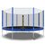 Батут DFC Trampoline Fitness с сеткой 14ft Синий – фото