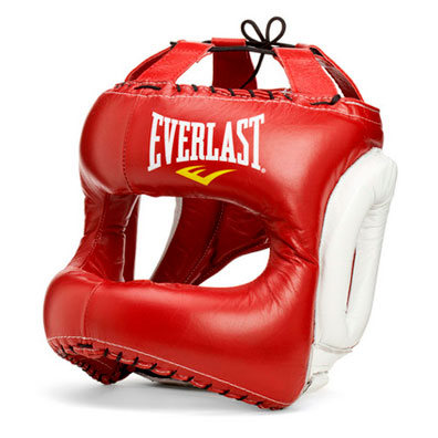 Шлем боксерский Everlast MX Headgear, с бампером, тренировочный – фото