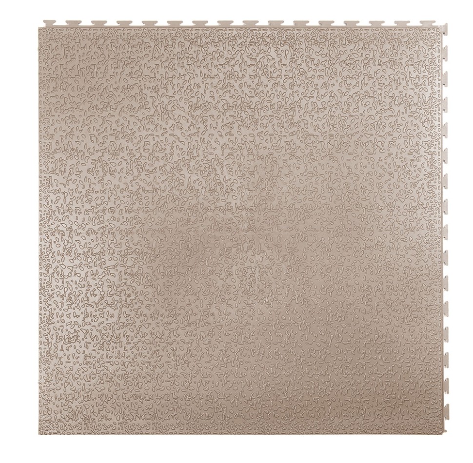 Плитка ПВХ Standart Text, 500*500, бежевый – фото