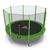Батут DFC Trampoline Fitness с сеткой 12ft Светло-зелёный – фото