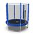 Батут DFC Trampoline Fitness с сеткой 6ft Синий – фото
