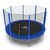 Батут DFC Trampoline Fitness с сеткой 12ft Синий – фото