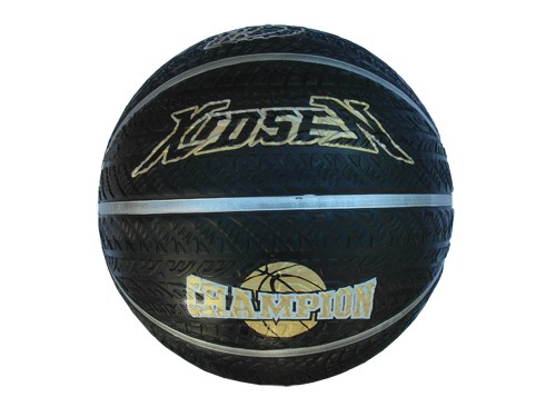Мяч баскетбольный StreetBasket BS907, №7, чёрный – фото