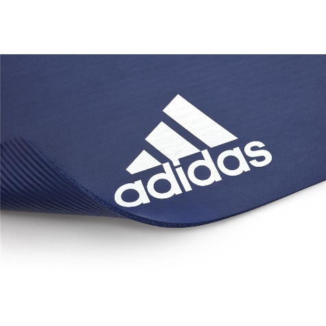Коврик для йоги и фитнеса Adidas, 7 мм, каучук, синий – фото