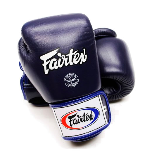 Боксерские перчатки Fairtex BGV1, тренировочные, синий – фото
