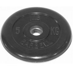 Диск обрезиненный BARBELL MB (металлическая втулка) 5 кг / диаметр 31 мм – фото