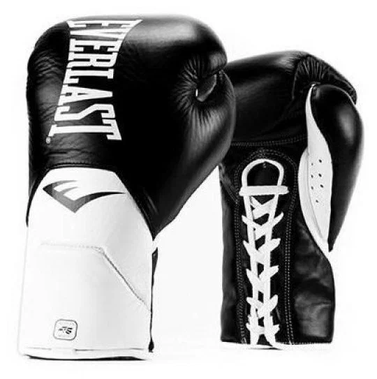 Боксерские перчатки Everlast MX Elite Fight, для соревнований, чёрный – фото