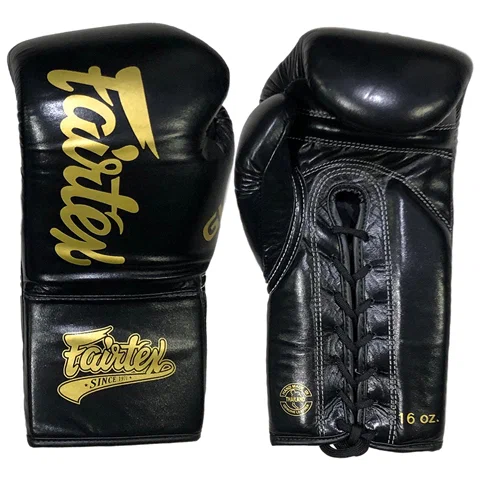Перчатки для кикбоксинга Fairtex BGLG1 GLORY KICKBOXING, чёрный – фото