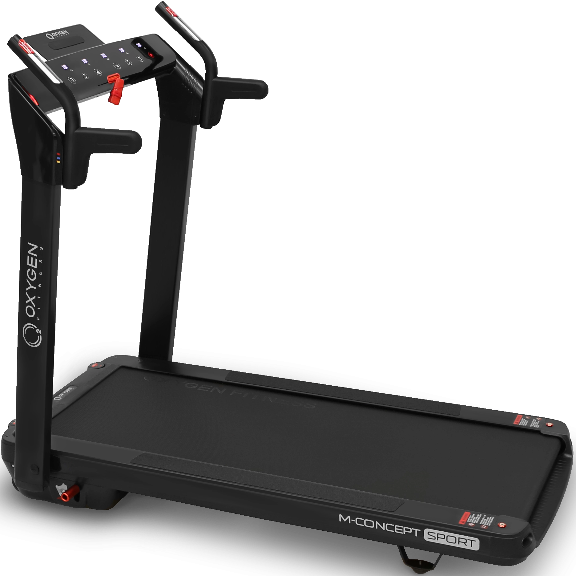 Беговая дорожка OXYGEN FITNESS M-CONCEPT SPORT (BLACK), электрическая, для дома, чёрный – фото