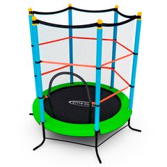 Батут детский DFC SMRKIDS 55" с сеткой, GREEN – фото
