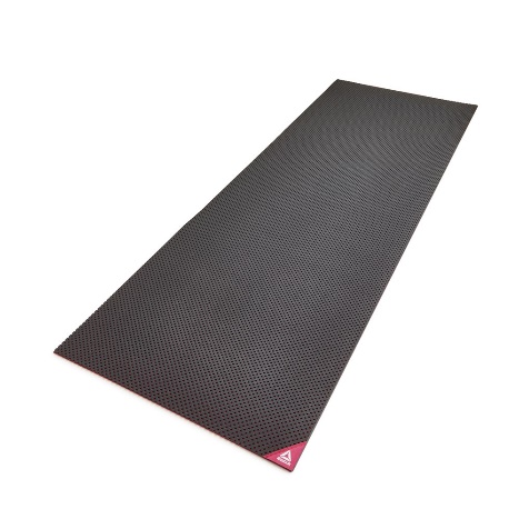 Коврик для йоги и фитнеса Reebok, пористый, 5 мм, розовый – фото