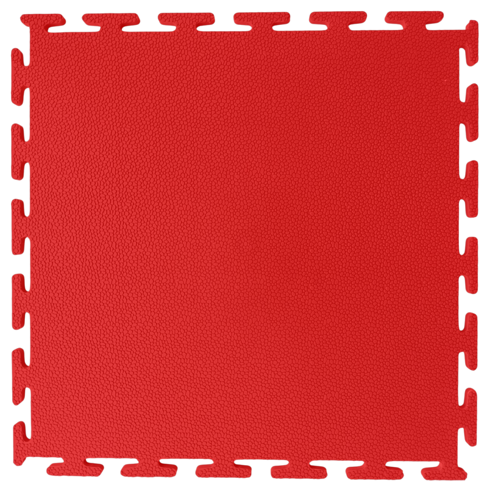Плитка ПВХ Standart Mini 5 мм, 250*250, красный – фото