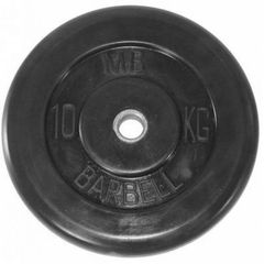 Диск обрезиненный BARBELL MB (металлическая втулка) 10 кг / диаметр 51 мм – фото