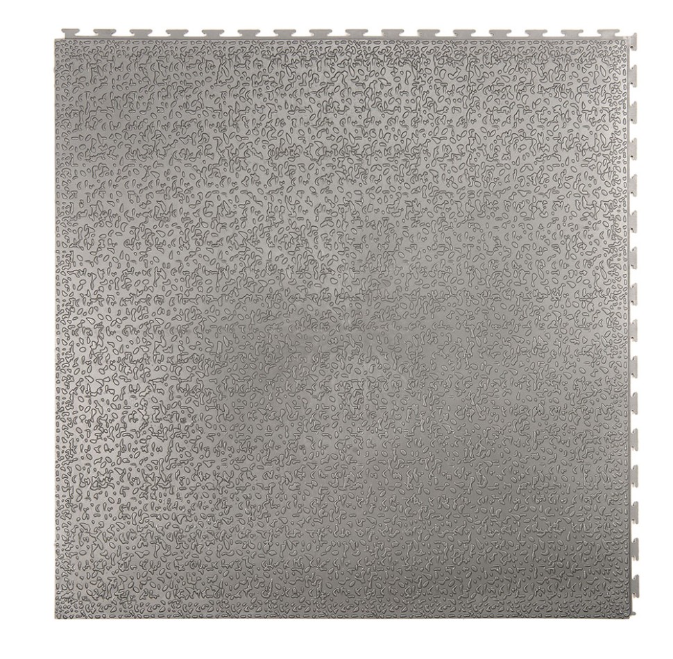 Плитка ПВХ Standart Text, 500*500, серый – фото